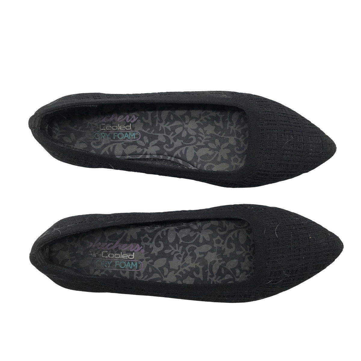 Naisten Skechers - Ballerinat, koko 37 - Musta (1)