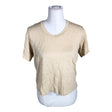 Naisten Samsoe&Samsoe - T-paita, koko 38 - Beige ()