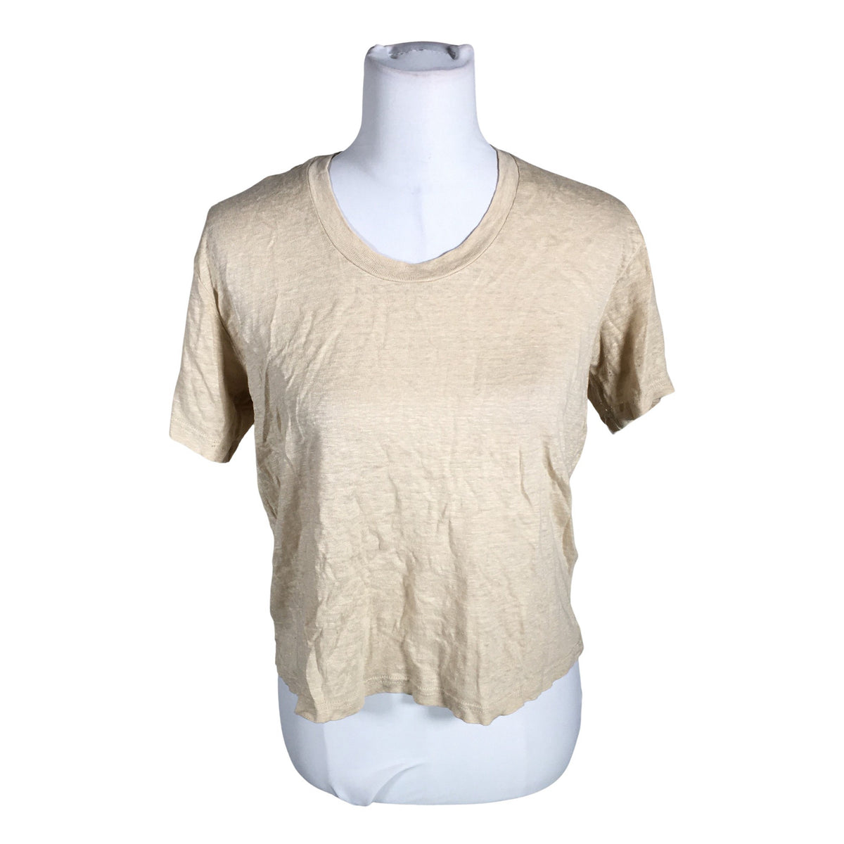 Naisten Samsoe&Samsoe - T-paita, koko 38 - Beige (1)