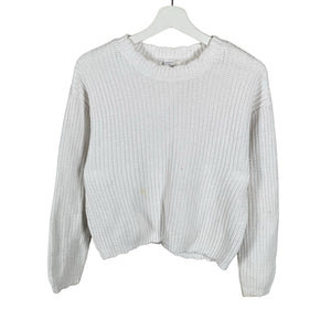 Tyttöjen Lindex - Neulepaita, koko 164 - 170 - Valkoinen (1)