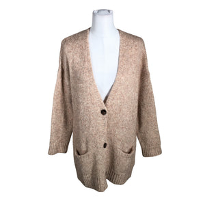 Naisten Massimo Dutti - Neuletakki, koko 38 - Ruskea (1)