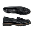 Naisten Remonte - Loaferit, koko 45 - Musta ()