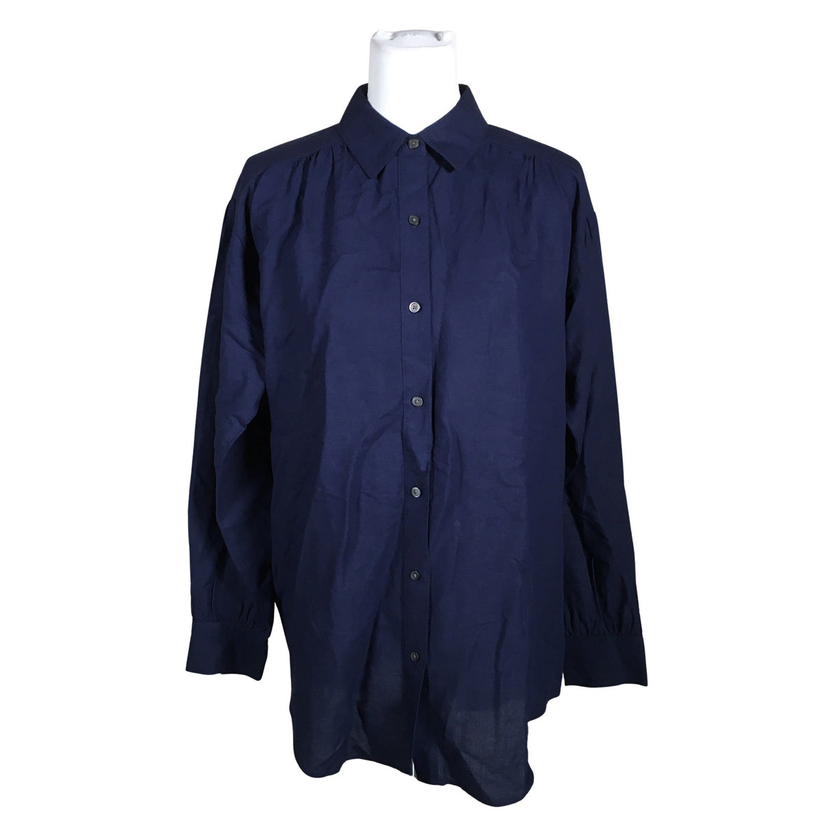 Naisten Uniqlo - Kauluspaita, koko 40 - Sininen (1)