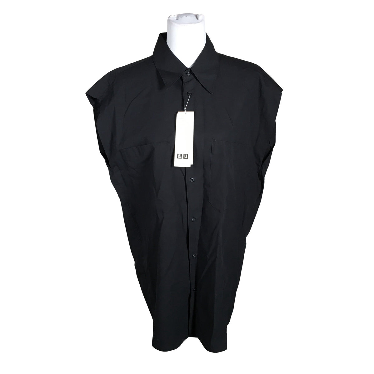 Naisten Uniqlo - Kangastunika, koko 40 - Musta (1)