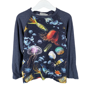 Unisex Molo Kids - Trikoopaita, koko 122 - 128 - Sininen (1)