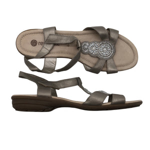 Naisten Remonte - Sandaalit, koko 44 - Beige (1)