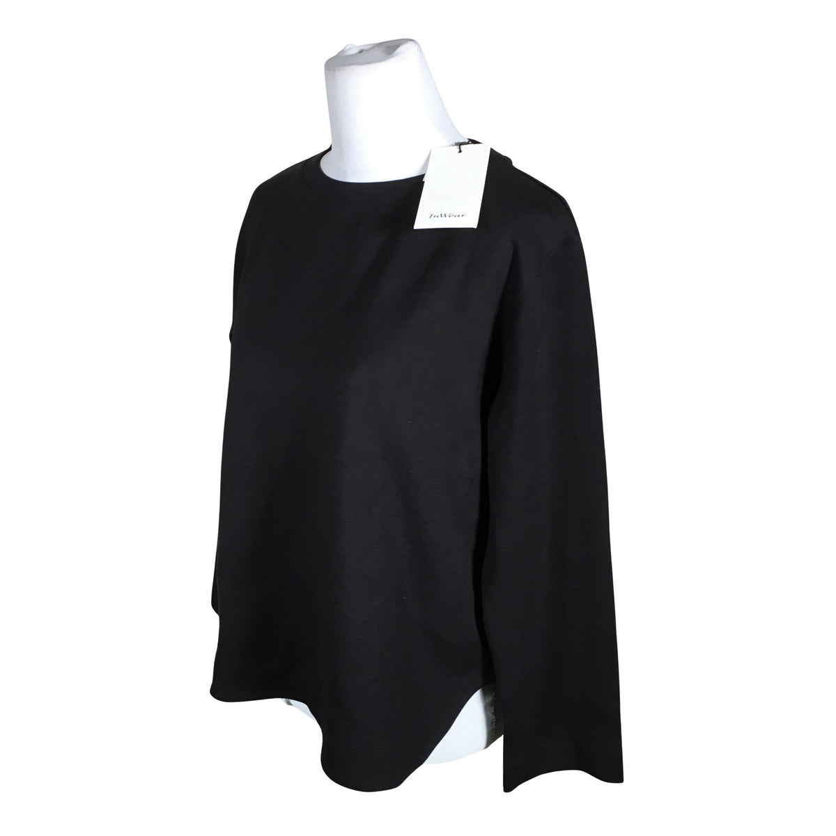 Naisten InWear - Trikoopaita, koko 36 - Musta (2)
