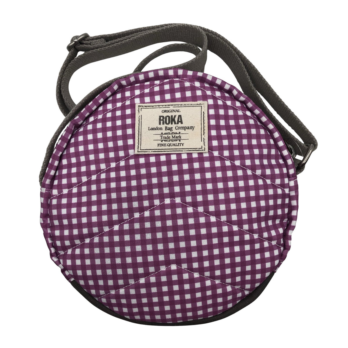 Naisten Roka London - Olkalaukku, koko Midi - Violetti (1)