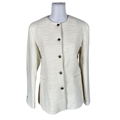 Naisten Massimo Dutti - Jakku, koko 38 - Luonnonvalkoinen ()
