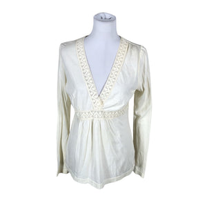 Naisten Esprit - Trikoopaita, koko 40 - Beige (1)