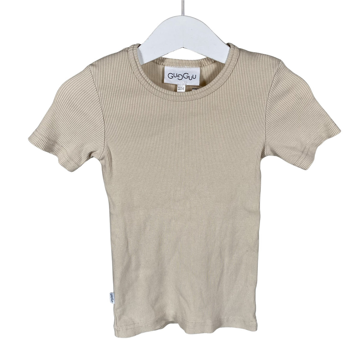 Unisex Gugguu - T-paita, koko 98 - 104 - Beige (1)