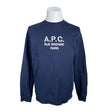 Miesten A.P.C. - Collegepaita, koko XL - Sininen ()