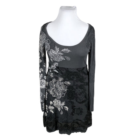 Naisten Desigual - Trikoomekko, koko 42 - Harmaa ()