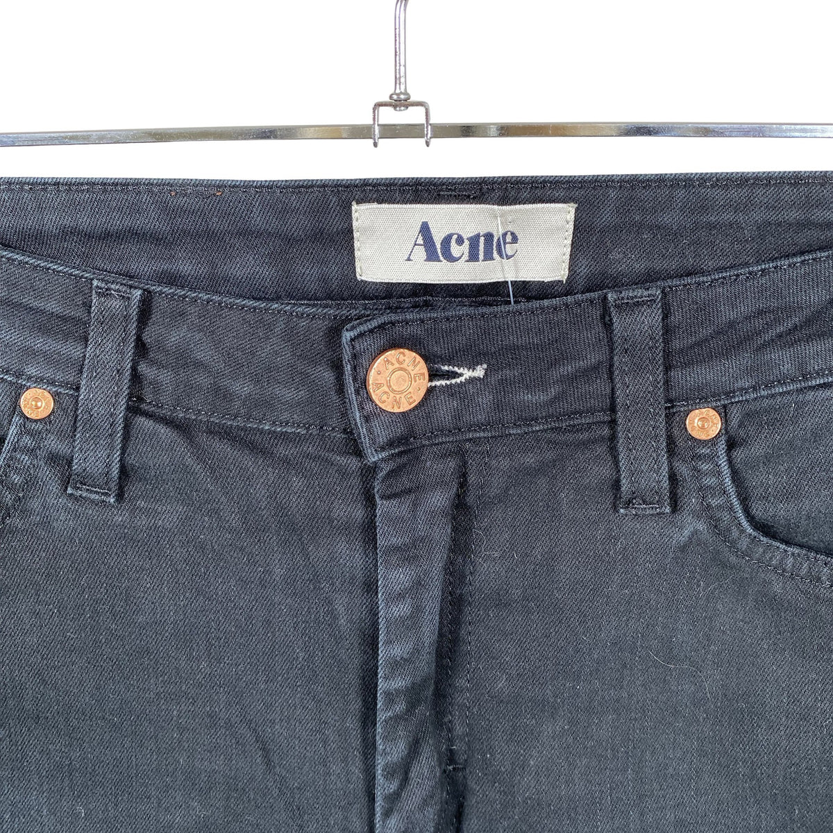 Naisten Acne Studios - Farkut, koko W28 - Musta (3)