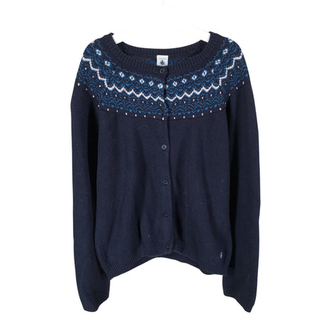 Unisex Petit Bateau - Neuletakki, koko 146 - 152 - Sininen ()