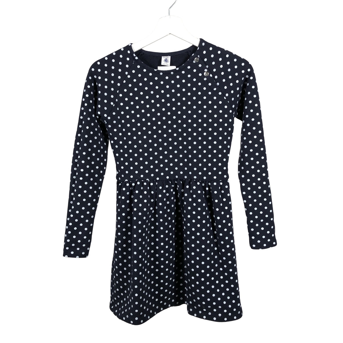 Tyttöjen Petit Bateau - Trikoomekko, koko 146 - 152 - Sininen (1)
