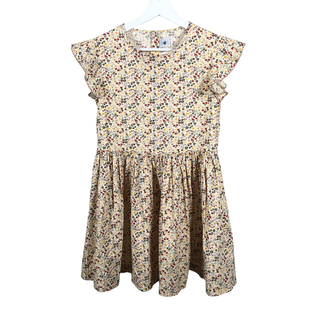 Tyttöjen Petit Bateau - Kangasmekko, koko 146 - 152 - Keltainen (1)