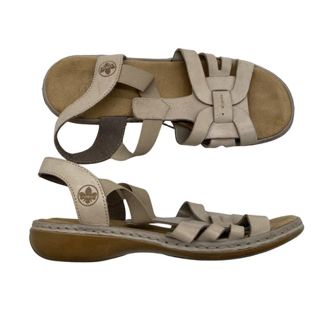 Naisten Rieker - Sandaalit, koko 40 - Beige ()