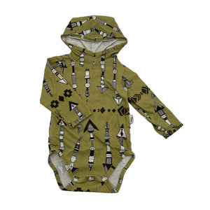 Unisex Taimi - Body, koko 68 - 74 - Vihreä (1)