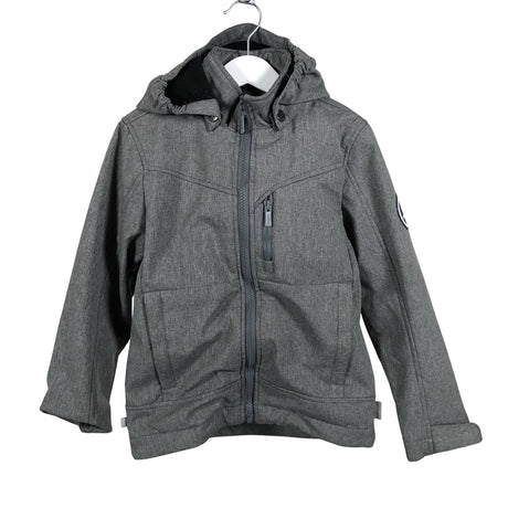 Unisex Huppa - Softshell-takki, koko 116 - 122 - Harmaa ()