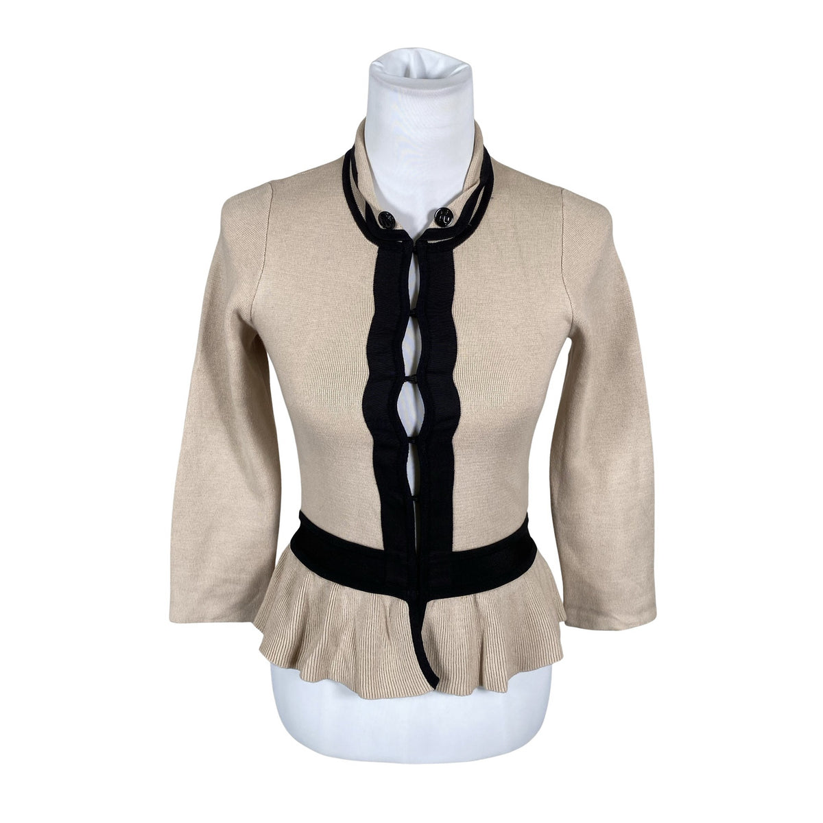 Naisten Karen Millen - Neuletakki, koko 34 - Beige (1)