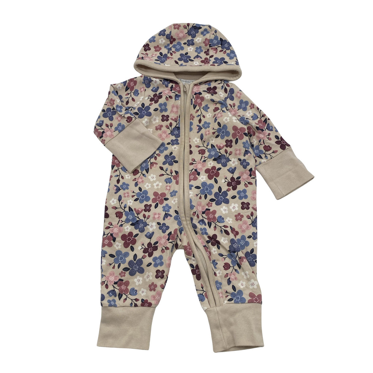 Tyttöjen Polarn O. Pyret - Haalari, koko 50 - 56 - Beige (1)