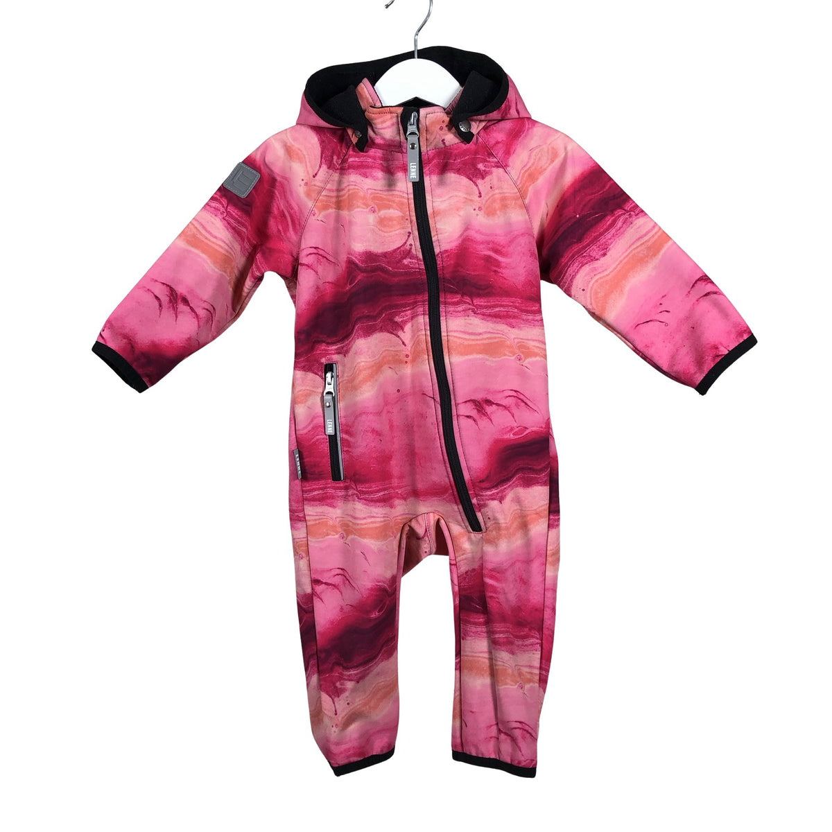 Tyttöjen Lenne - Softshellhaalari, koko 80 - 86 - Pinkki (1)