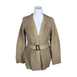 Naisten Massimo Dutti - Neuletakki, koko 38 - Beige ()