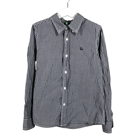 Unisex Benetton - Kauluspaita, koko 128 - 134 - Harmaa ()