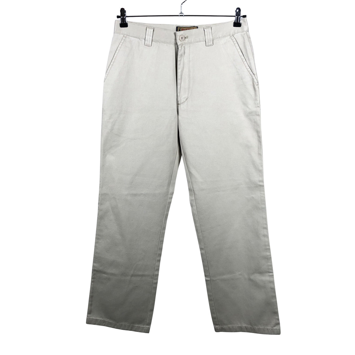 Naisten Musto - Kangashousut, koko W32 - Beige (1)