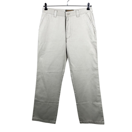 Naisten Musto - Kangashousut, koko W32 - Beige ()