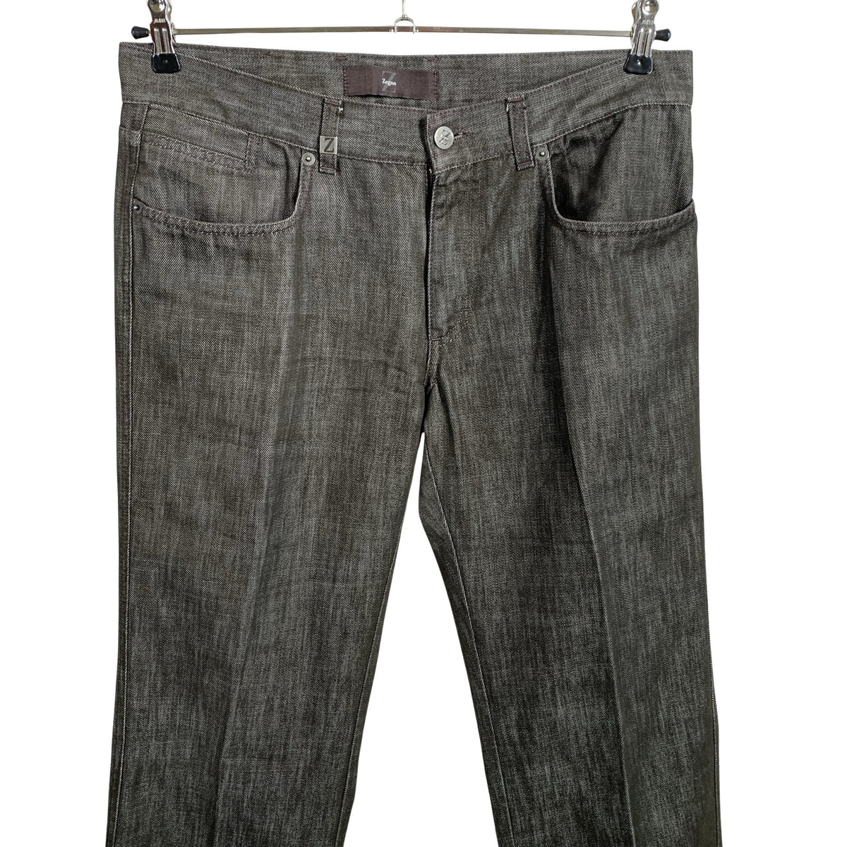 Miesten Z Zegna - Farkut, koko M - Harmaa (3)