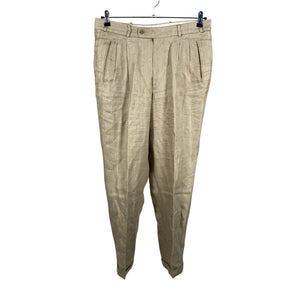 Miesten Sand - Puvun housut, koko L - Beige (1)