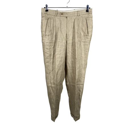 Miesten Sand - Puvun housut, koko L - Beige ()