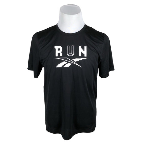 Miesten Reebok - Urheilupaita, lyhyet hihat, koko M - Musta ()