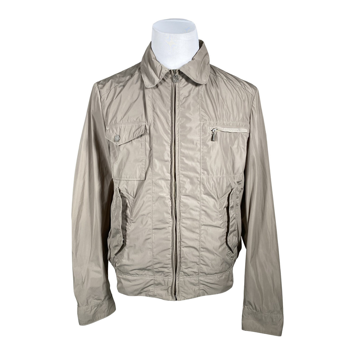 Miesten Trussardi - Ulkoilutakki, koko XL - Beige (1)
