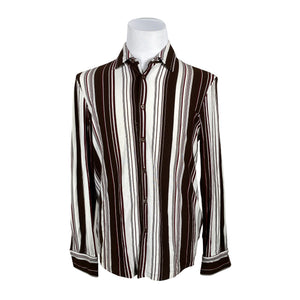 Miesten Hugo Boss - Kauluspaita, koko L - Ruskea (1)