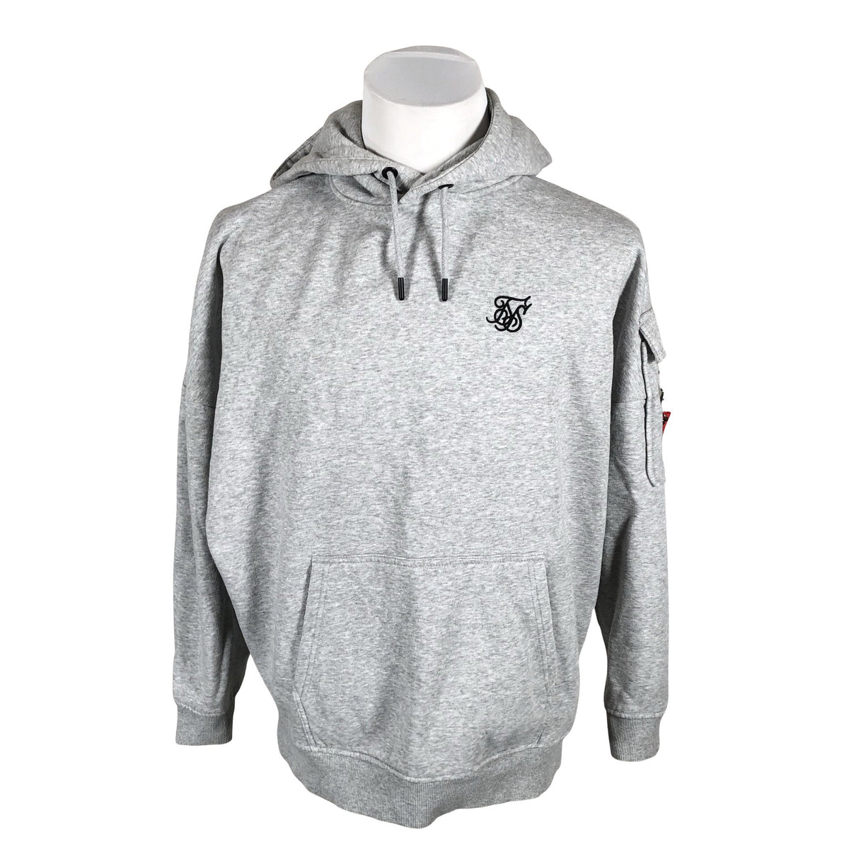 Miesten Siksilk - Huppari, koko M - Harmaa (1)