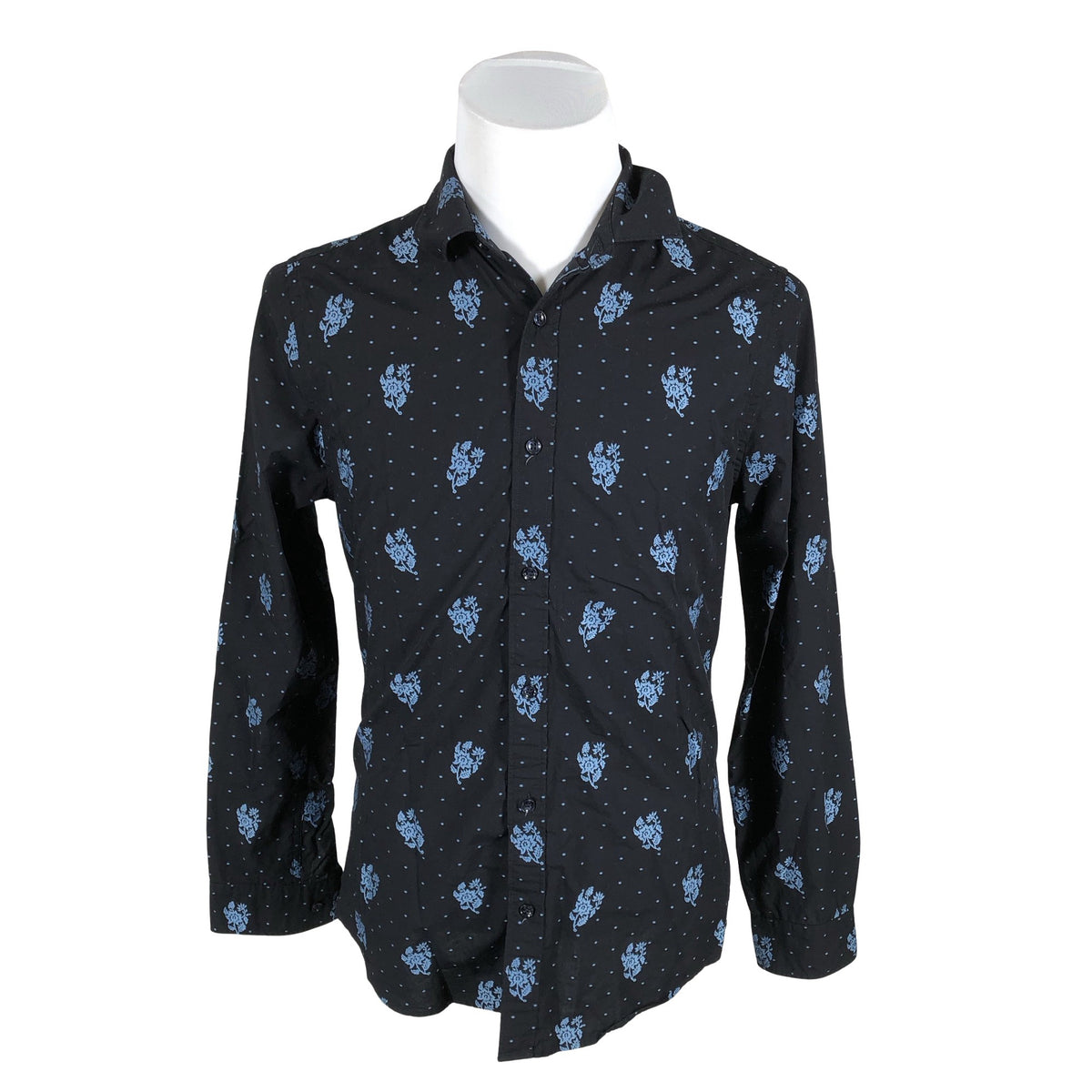 Miesten Scotch&Soda - Kauluspaita, koko M - Musta (1)