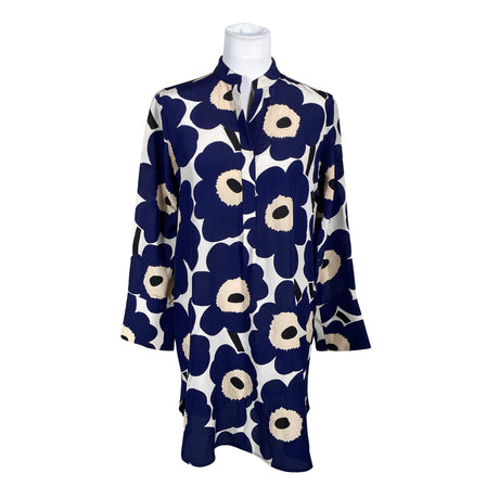 Naisten Marimekko - Sifonkitunika, koko 36 - Sininen ()