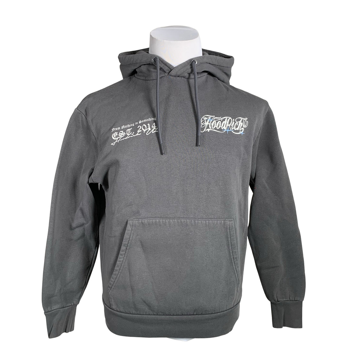 Miesten Hoodrich - Huppari, koko XS - Harmaa (1)