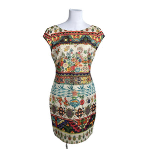 Naisten Desigual - Trikoomekko, koko 38 - Beige (1)