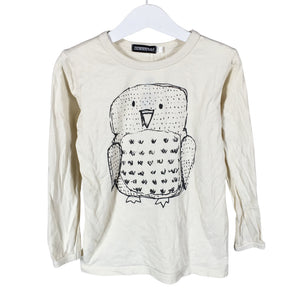 Unisex Aarrelabel - Trikoopaita, koko 128 - 134 - Luonnonvalkoinen (1)