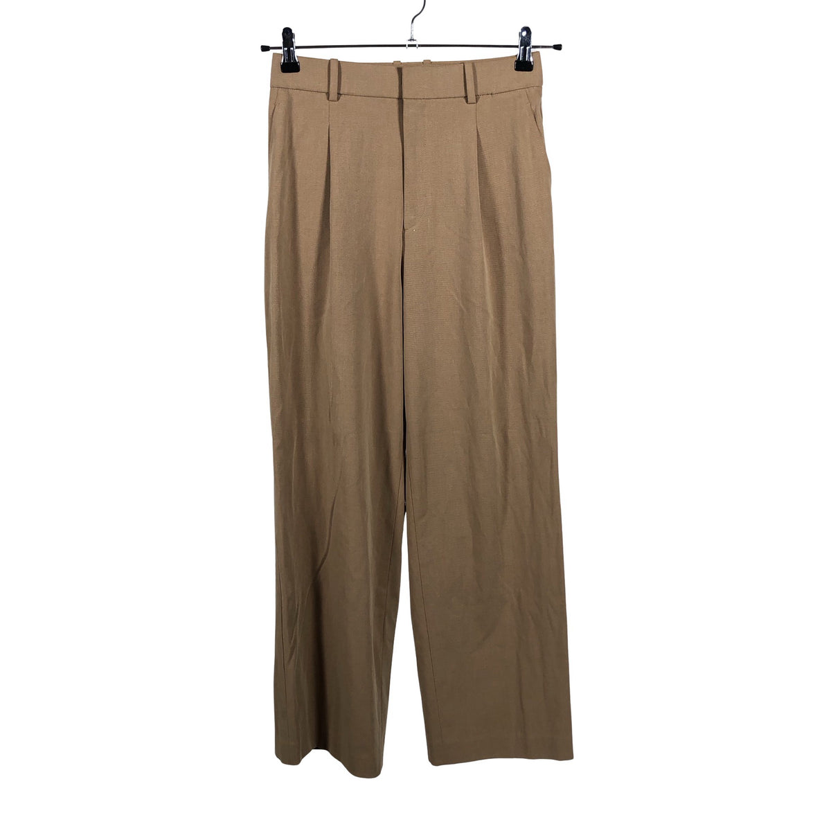 Naisten Uniqlo - Suorat housut, koko 46 - Ruskea (1)