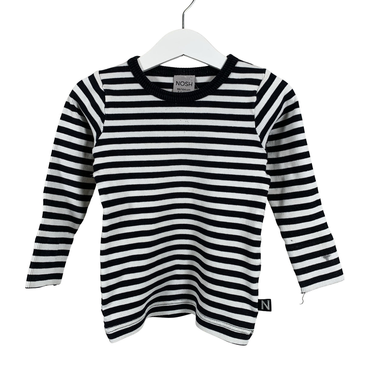 Unisex NOSH - Trikoopaita, koko 98 - 104 - Musta (1)