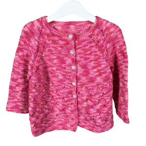 Unisex Handmade - Neuletakki, koko 116 - 122 - Pinkki (1)