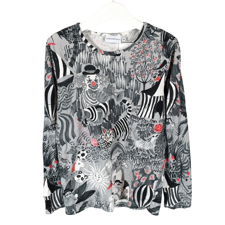 Unisex Versonpuoti - Trikoopaita, koko 134 - 140 - Harmaa ()