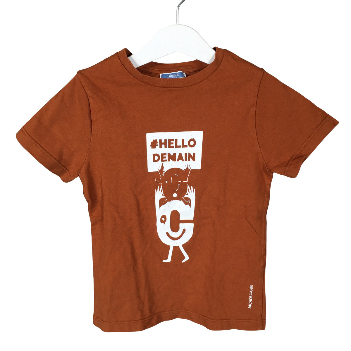 Unisex Jacadi - T-paita, koko 110 - 116 - Ruskea (1)