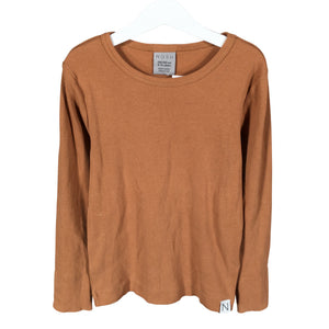 Unisex NOSH - Trikoopaita, koko 134 - 140 - Ruskea (1)