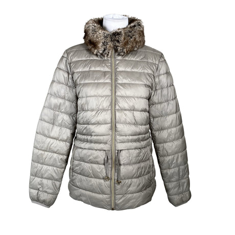 Naisten Esprit - Kevyttoppatakki, koko 40 - Beige (2)